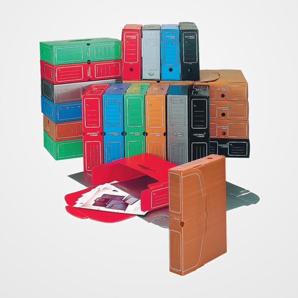 CAJA ARCHIVO DEFINITIVO PP CARCHIVO Fº 100mm BLANCO