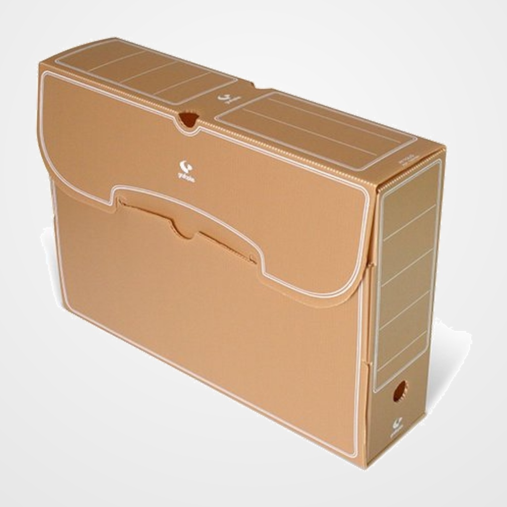 CAJA ARCHIVO DEFINITIVO PP GRAFOPLAS Fº 95mm MARRON