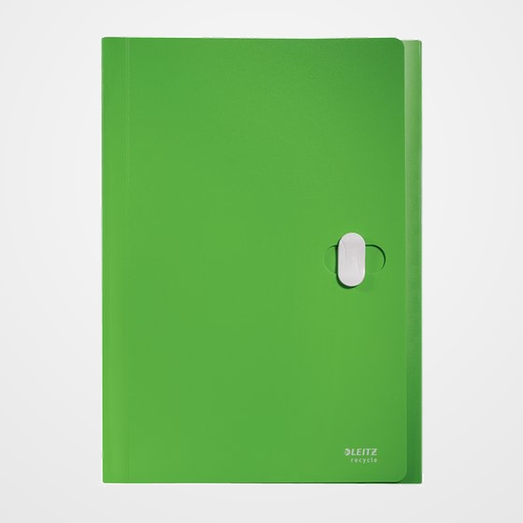CLASIFICADOR ACORDEON LEITZ RECYCLE PP A4 5+1 SEPARAD. VERDE