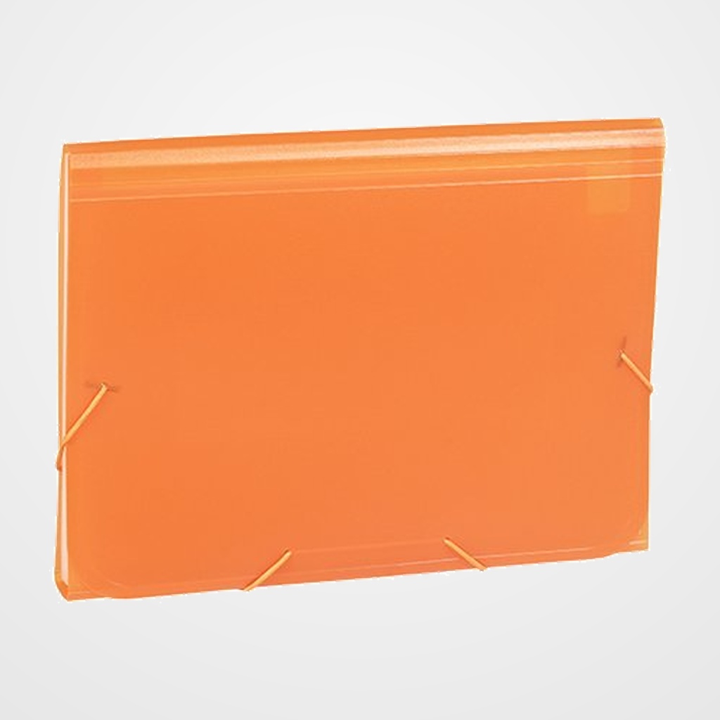 CLASIFICADOR ACORDEON CARCHIVO PP TRANSL. Fº 13 DPTOS.GOMAS NARANJA