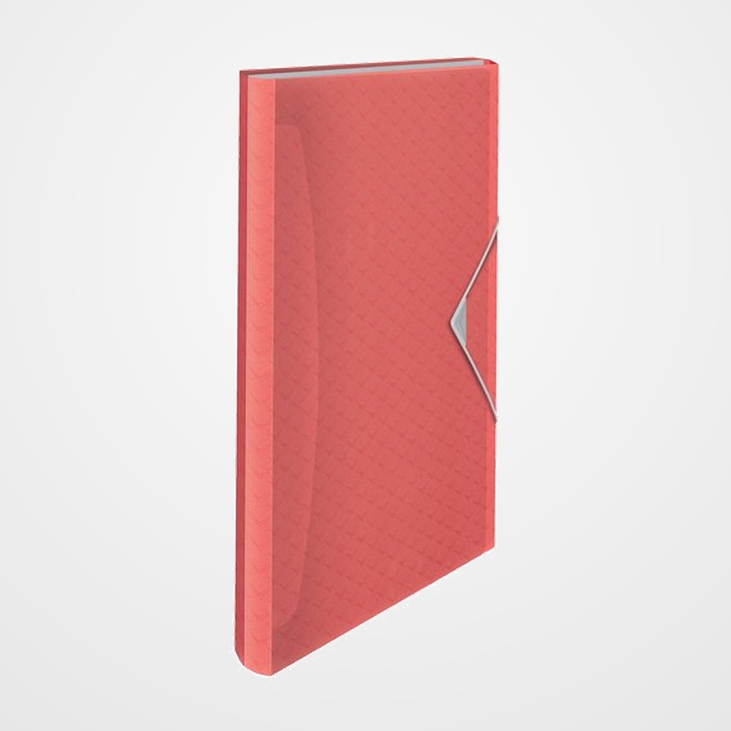 CLASIFICADOR ACORDEON ESSELTE PP COLOUR BREEZE A4 6 SEPARAD. CORAL