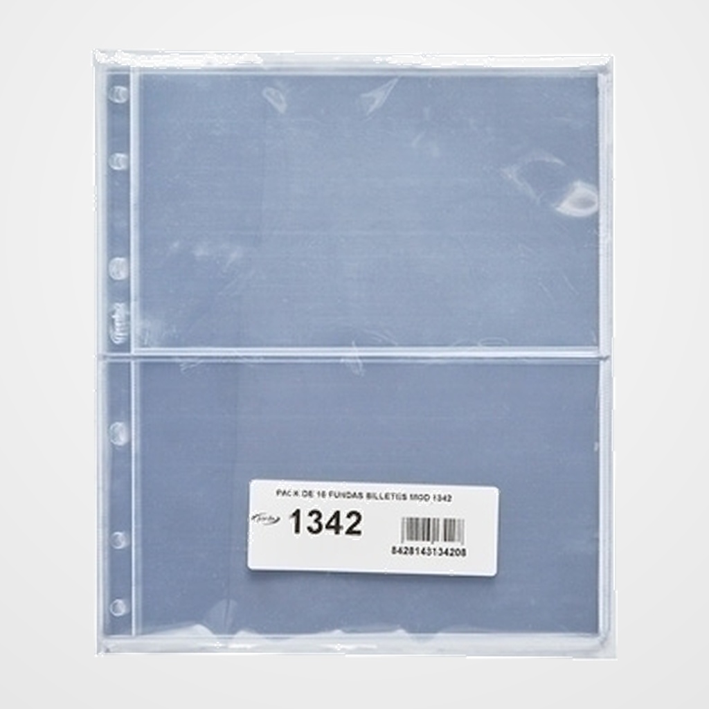 FUNDA para ALBUM de BILLETES PARDO 2 DPTO.