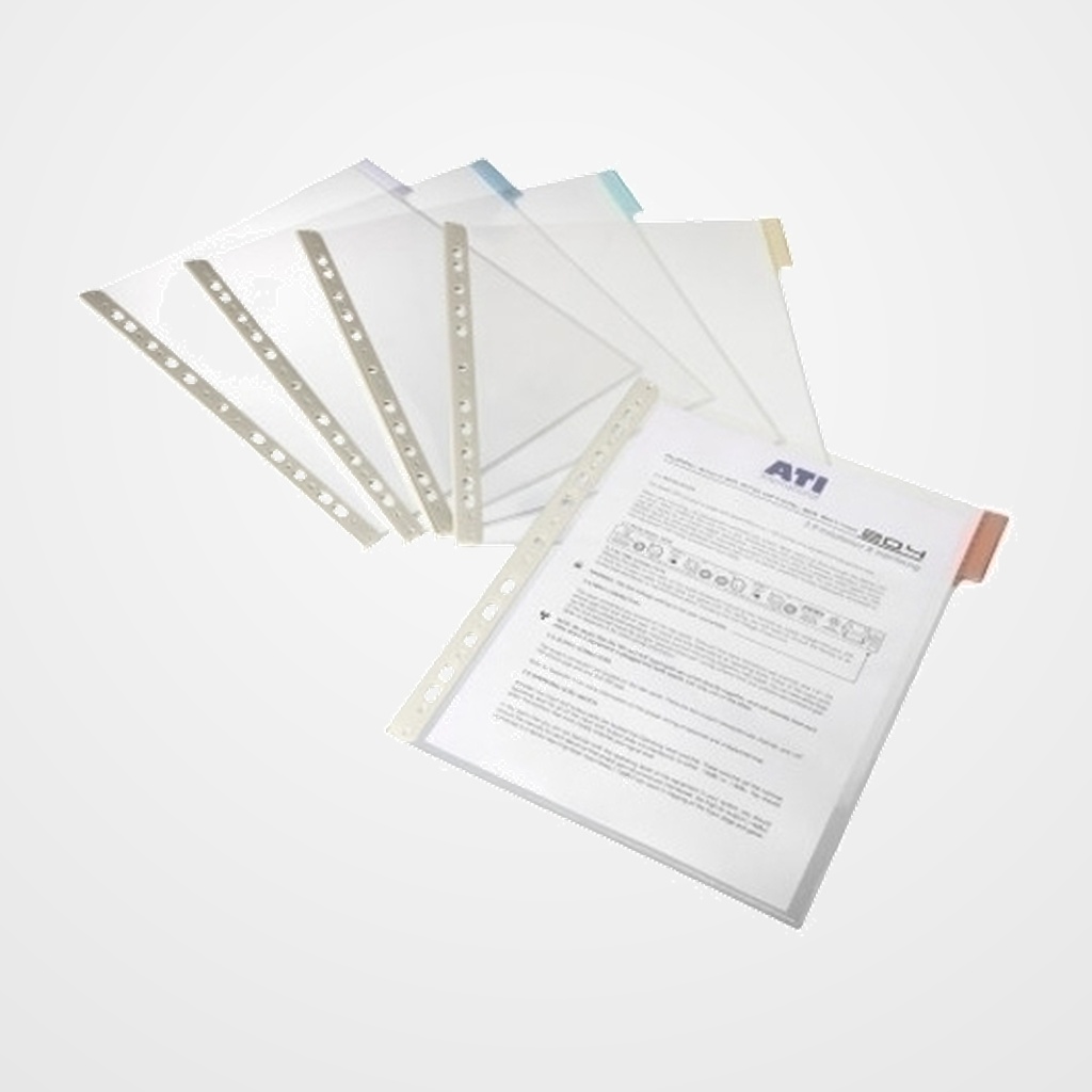 [19801397] FUNDA DURABLE FUNCTION A4 PESTAÑA TRANSPARENTE PAQUETE de 5