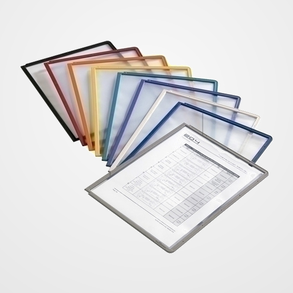 FUNDA DURABLE SHERPA A4 con MARCO SURTIDO PAQUETE de 5