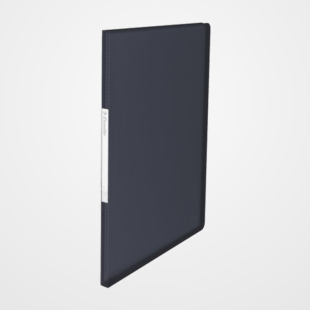 CARPETA FUNDAS (TARIFARIO) ESSELTE PP FLEXIBLE A4  20 F.  NEGRO