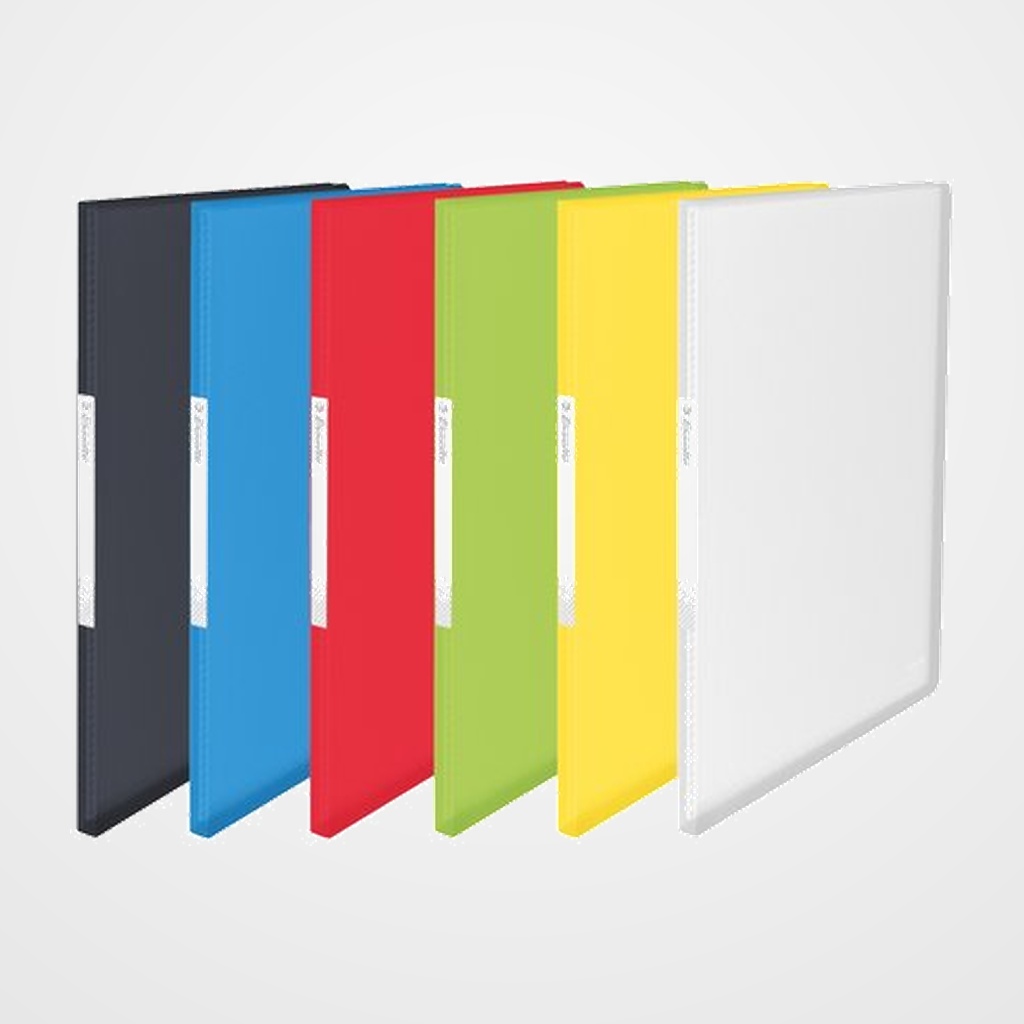 CARPETA FUNDAS (TARIFARIO) ESSELTE PP FLEXIBLE A4  80 F. COL. SURT.