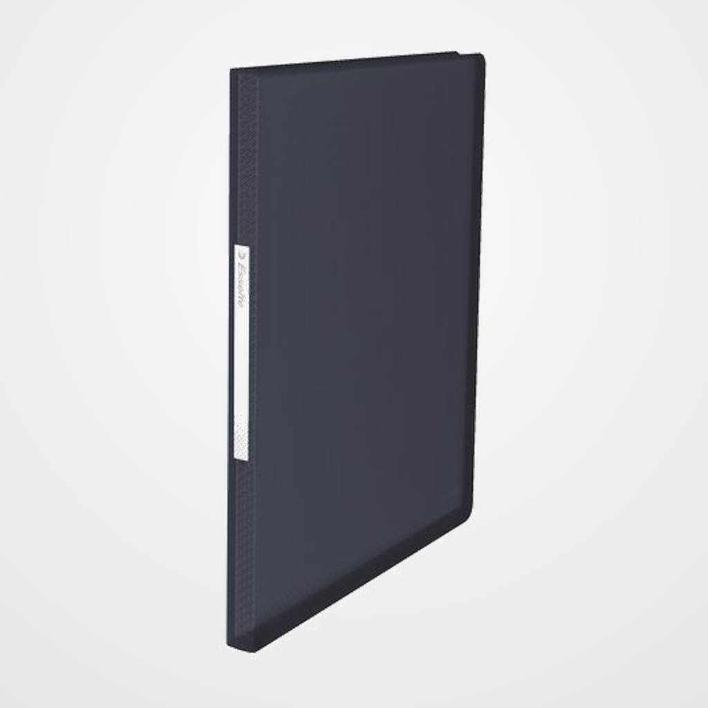 CARPETA FUNDAS (TARIFARIO) ESSELTE PP FLEXIBLE A4 100 F.  NEGRO