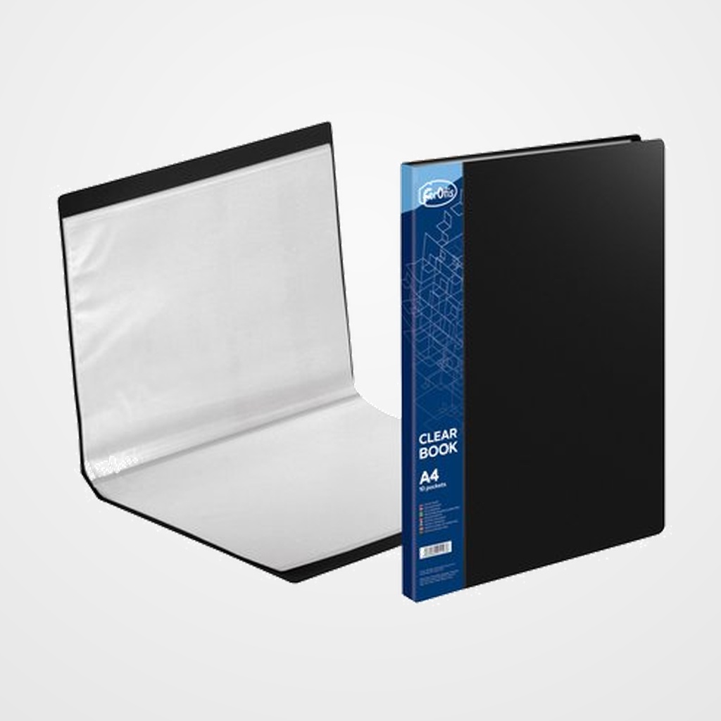 CARPETA FUNDAS (TARIFARIO) FOROFIS PVC A4 10 F NEGRO