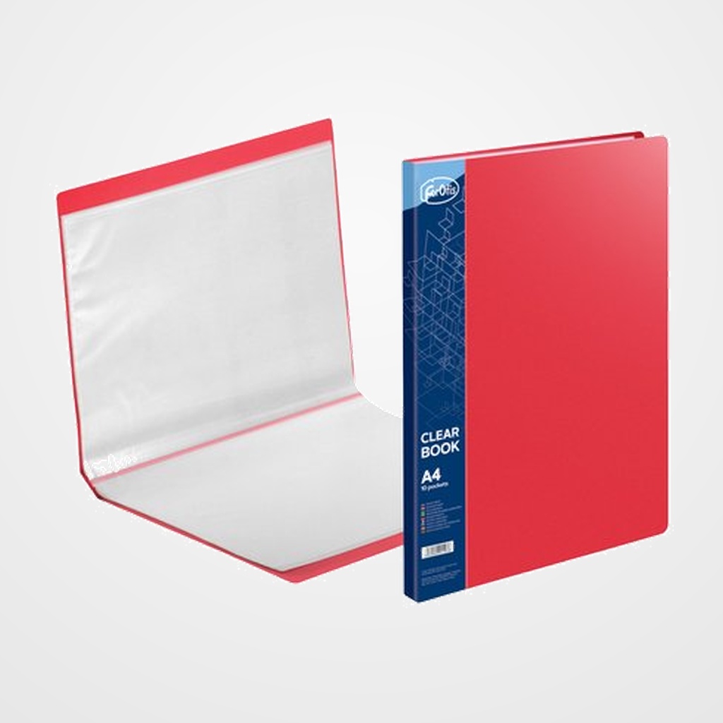 CARPETA FUNDAS (TARIFARIO) FOROFIS PVC A4 10 F ROJO