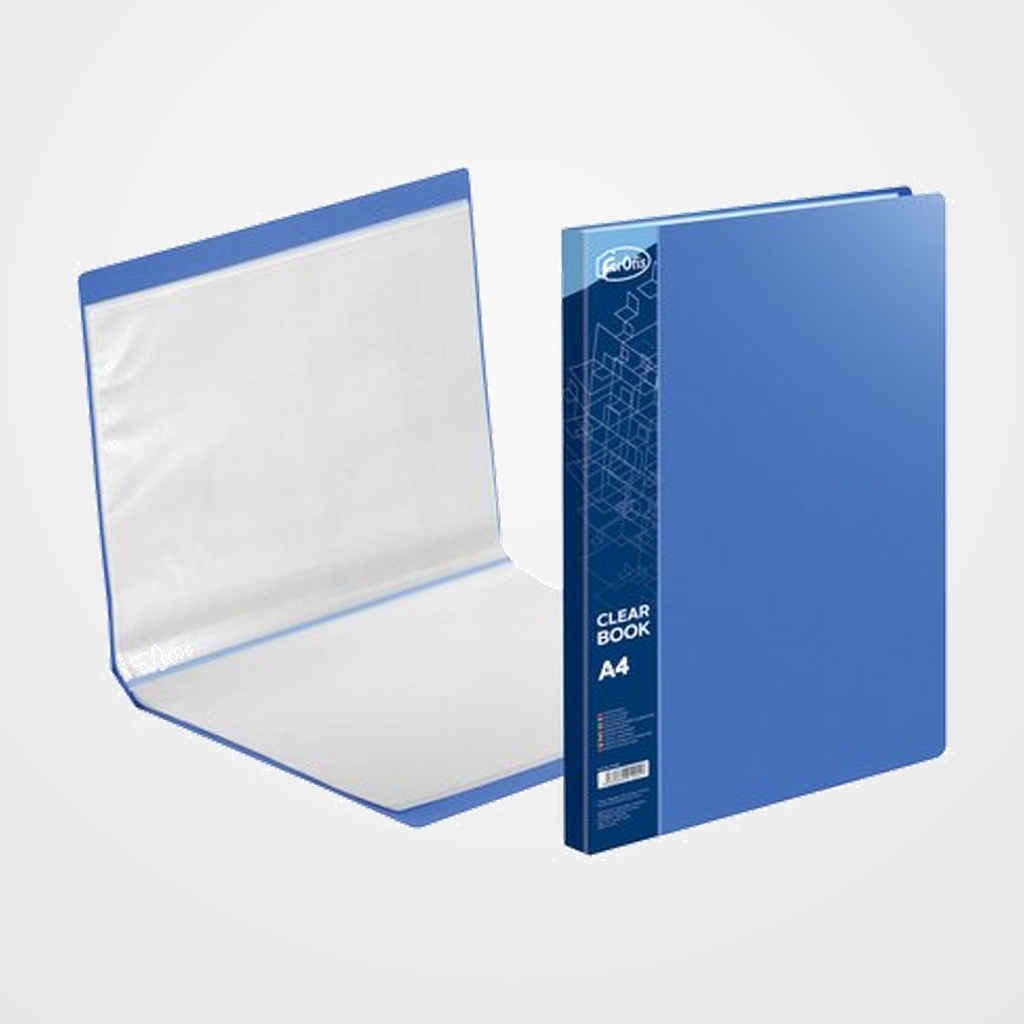 CARPETA FUNDAS (TARIFARIO) FOROFIS PVC A4 20 F AZUL