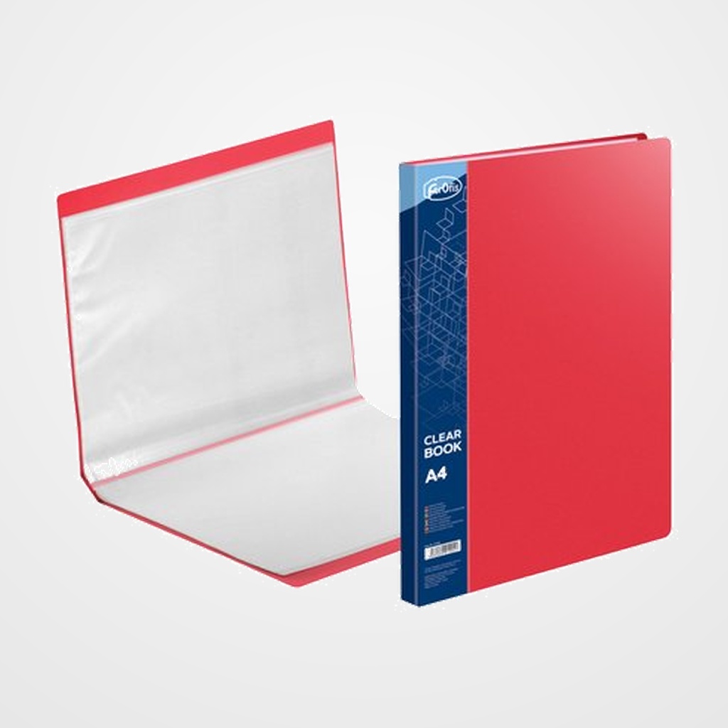 CARPETA FUNDAS (TARIFARIO) FOROFIS PVC A4 20 F ROJO