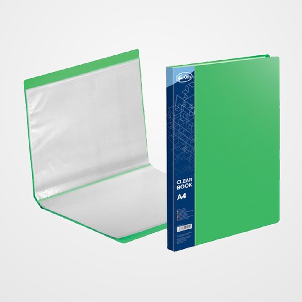CARPETA FUNDAS (TARIFARIO) FOROFIS PVC A4 20 F VERDE