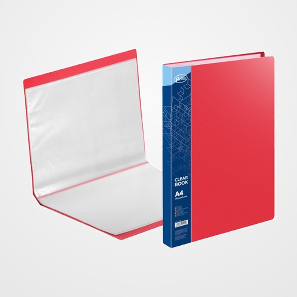 CARPETA FUNDAS (TARIFARIO) FOROFIS PVC A4 30 F ROJO