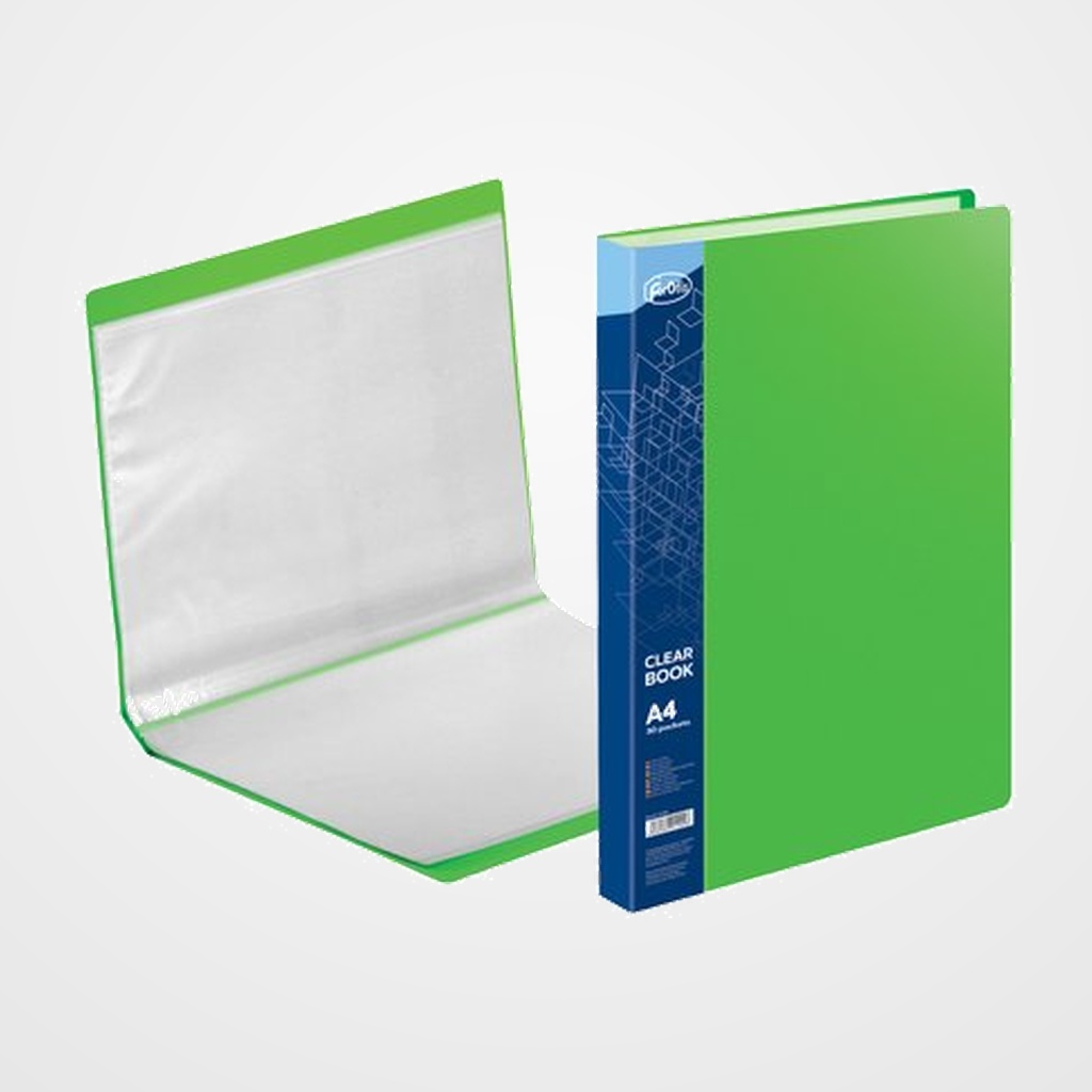 CARPETA FUNDAS (TARIFARIO) FOROFIS PVC A4 30 F VERDE