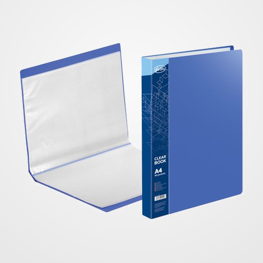 CARPETA FUNDAS (TARIFARIO) FOROFIS PVC A4 40 F AZUL