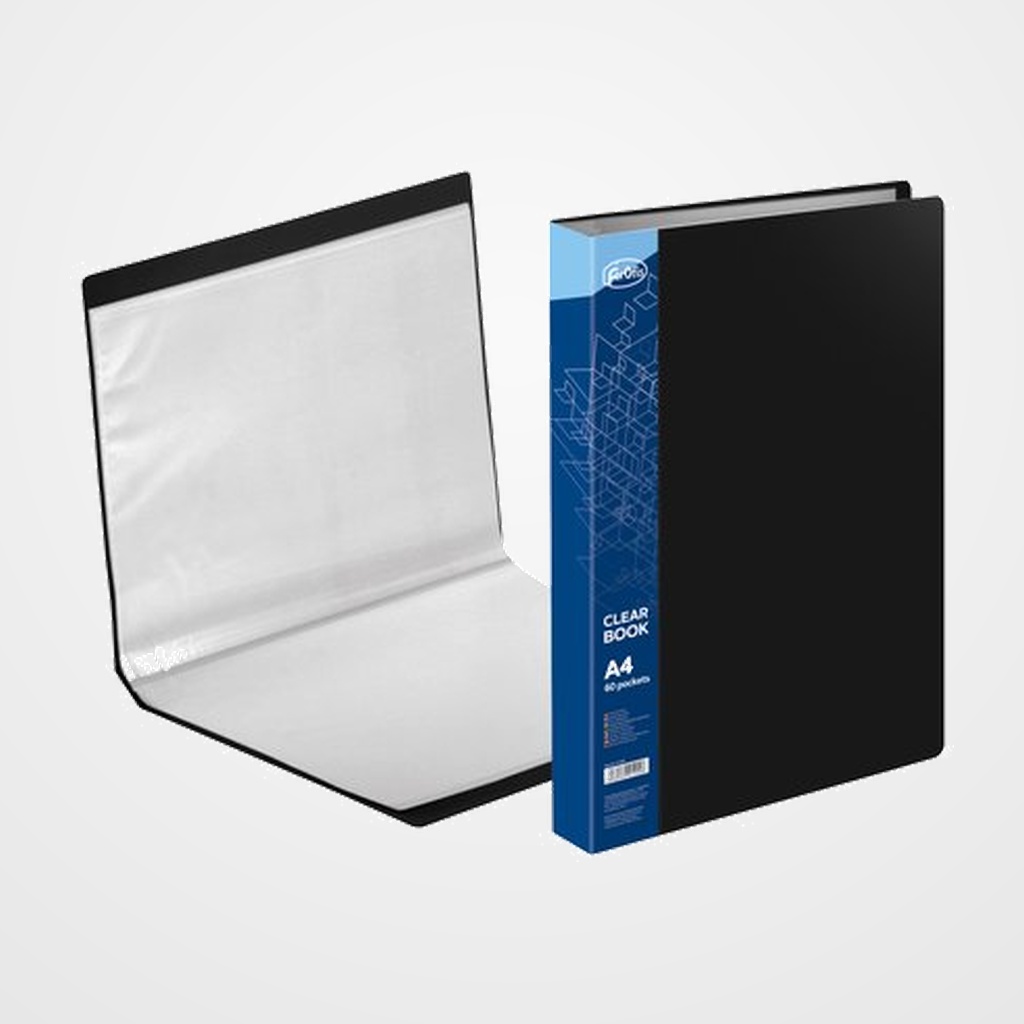 CARPETA FUNDAS (TARIFARIO) FOROFIS PVC A4 60 F NEGRO