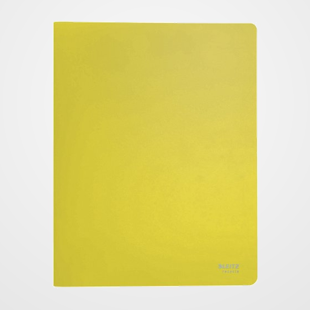 CARPETA FUNDAS (TARIFARIO) LEITZ RECYCLE A4 PP 20 F. AMARILLO