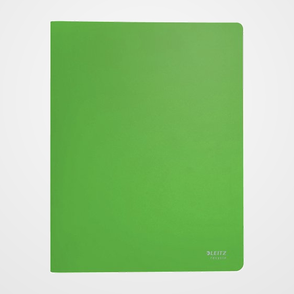 CARPETA FUNDAS (TARIFARIO) LEITZ RECYCLE A4 PP 20 F. VERDE