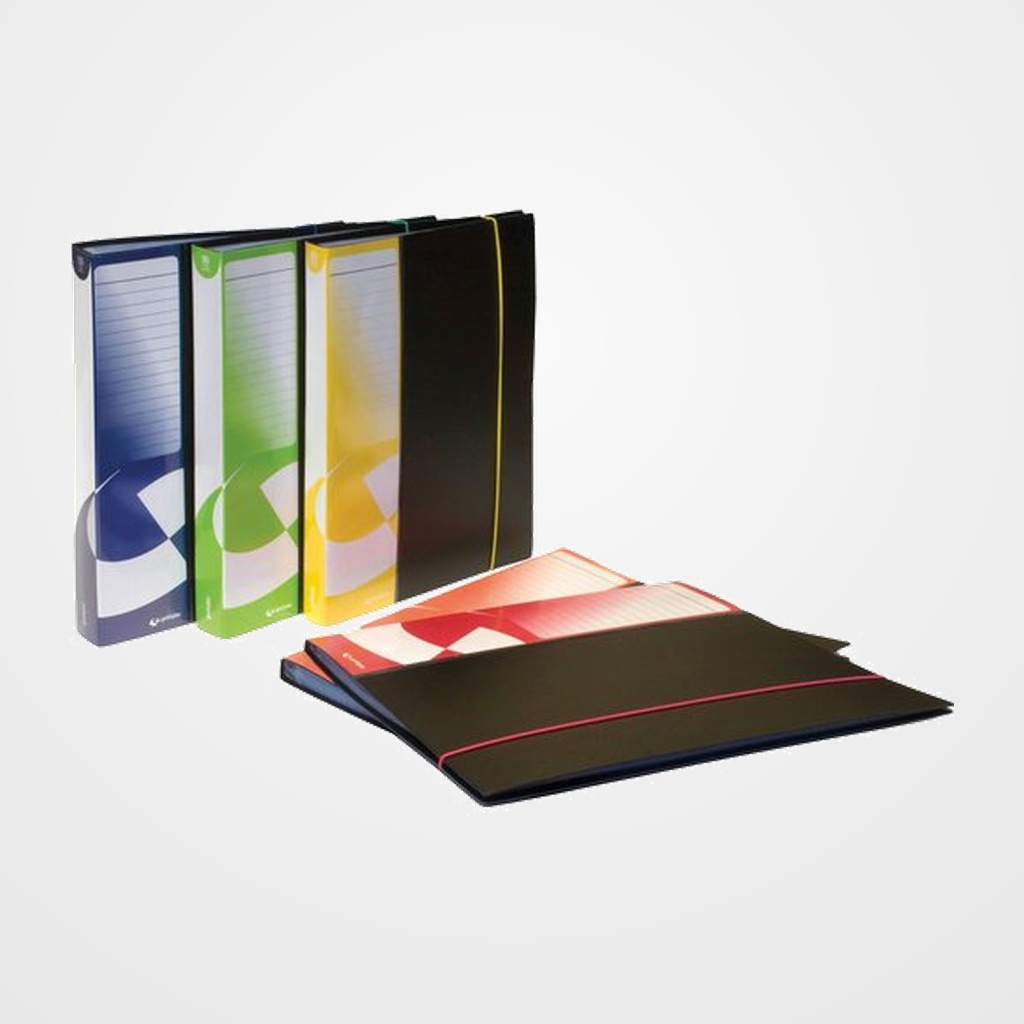 CARPETA FUNDAS (TARIFARIO) GRAFOPLAS PP RIGIDO POLIURO Fº  20 F. NEGRO