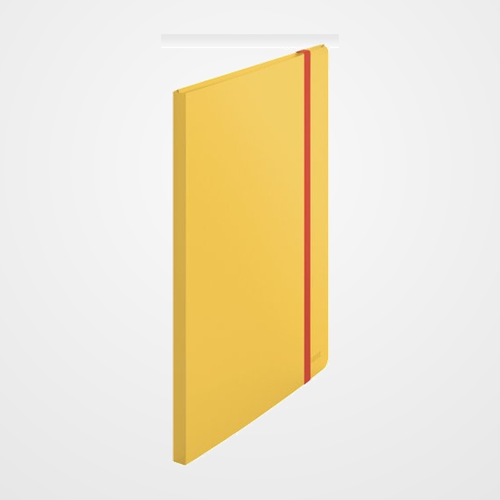CARPETA FUNDAS (TARIFARIO) LEITZ COSY PLUS PP FLEXIBLE A4 20 F. AMARILLO