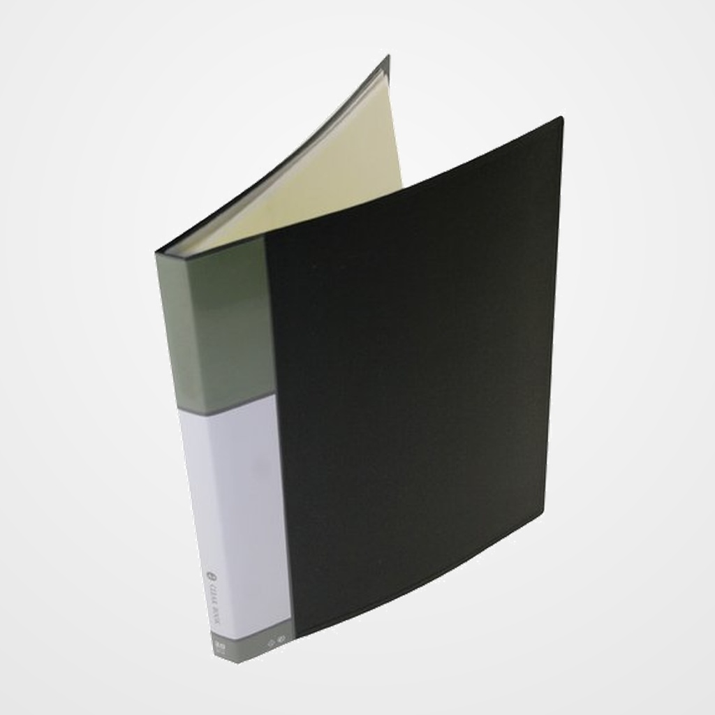 CARPETA FUNDAS (TARIFARIO) DATA BANK PP RIGIDO A4  60 F. AZUL
