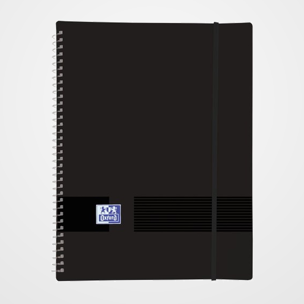 CARPETA FUNDAS (TARIFARIO) OXFORD LIVE&GO ESPIRAL PP A4 30 F. CON GOMA NEGRO
