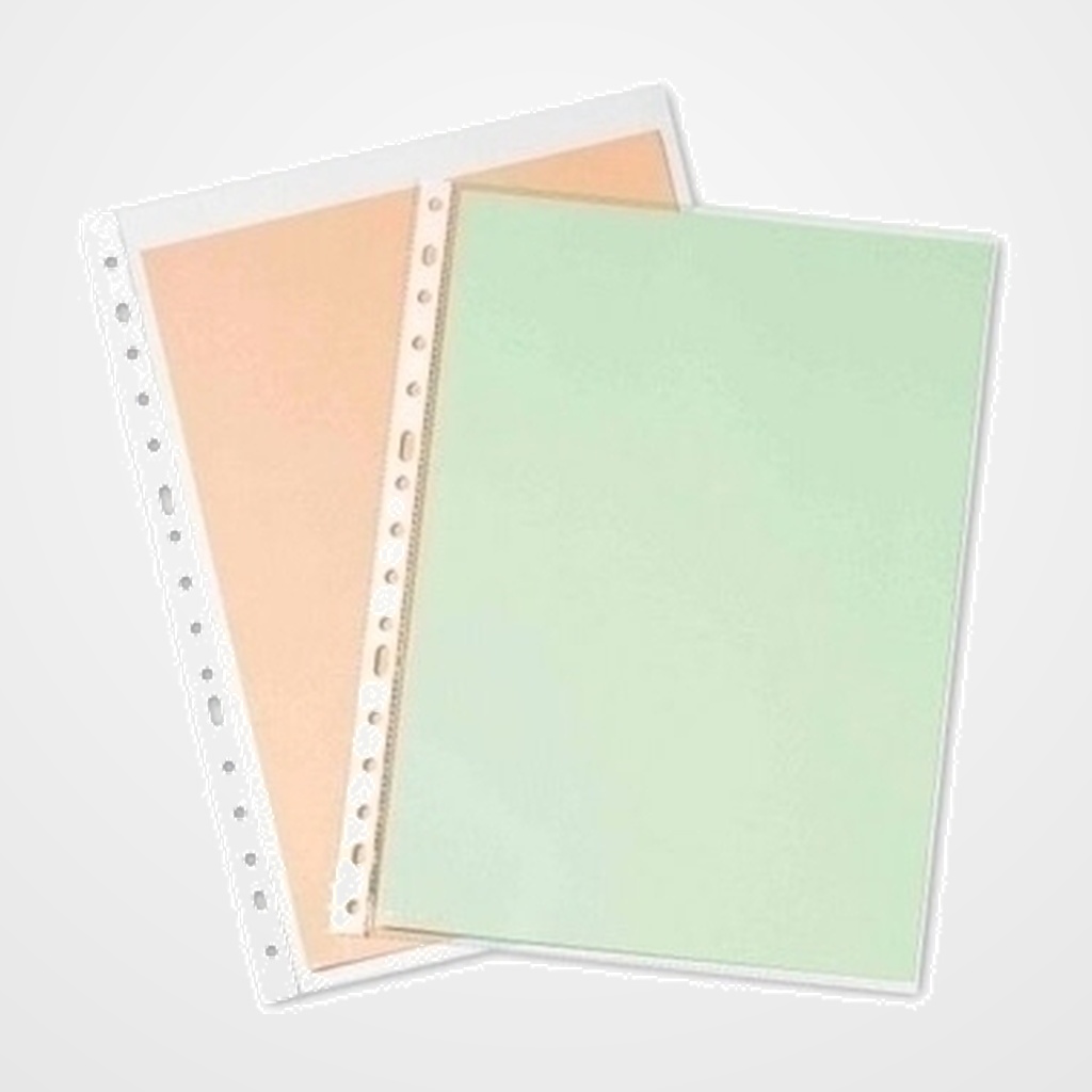 FUNDA MULTITALADRO PARDO PP 90µ PL.NJ. A4 16 TAL.RFZO. PAQUETE de 100