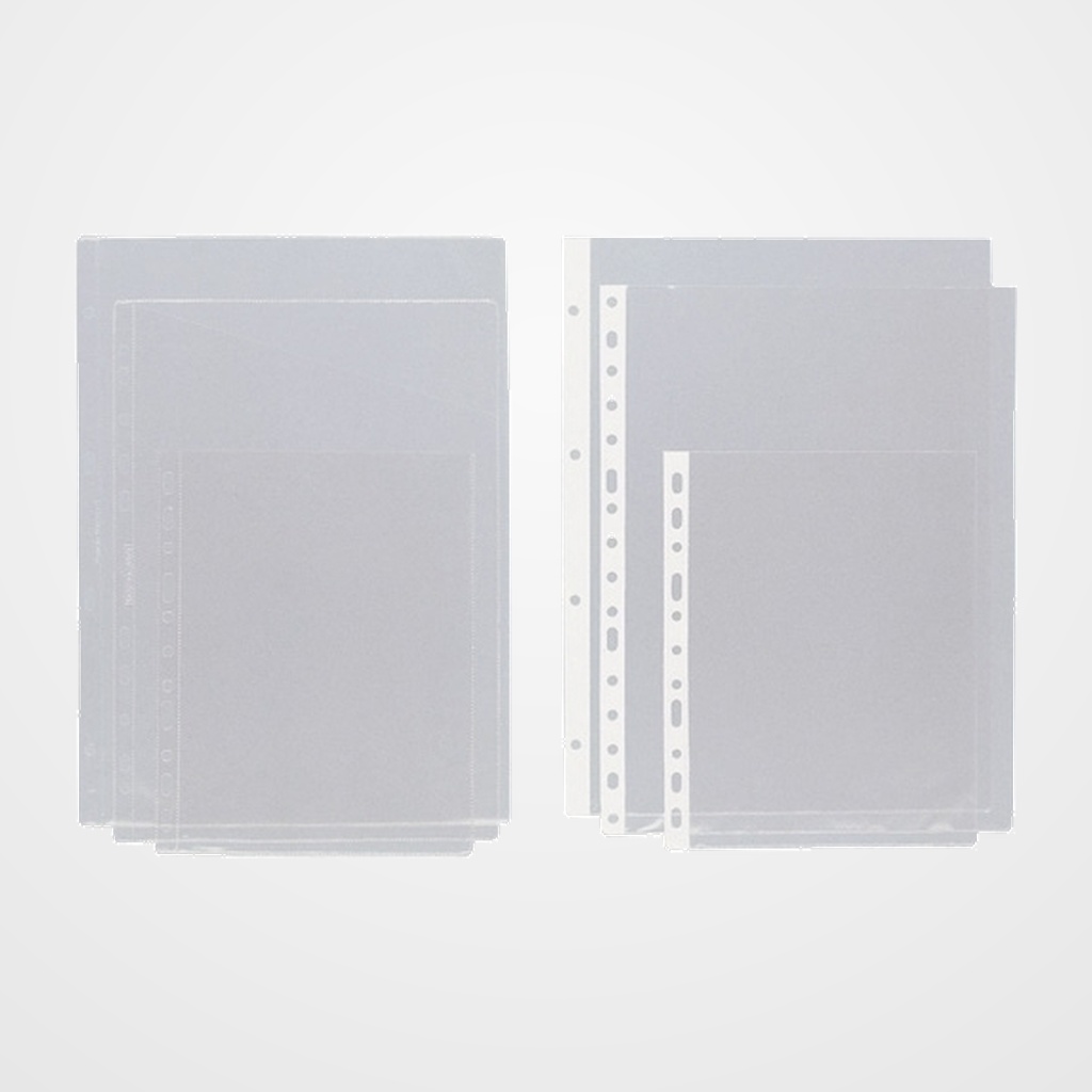 FUNDA MULTITALADRO GRAFOPLAS PVC 100µ A4 16 TAL.RFZO. PAQUETE de 50