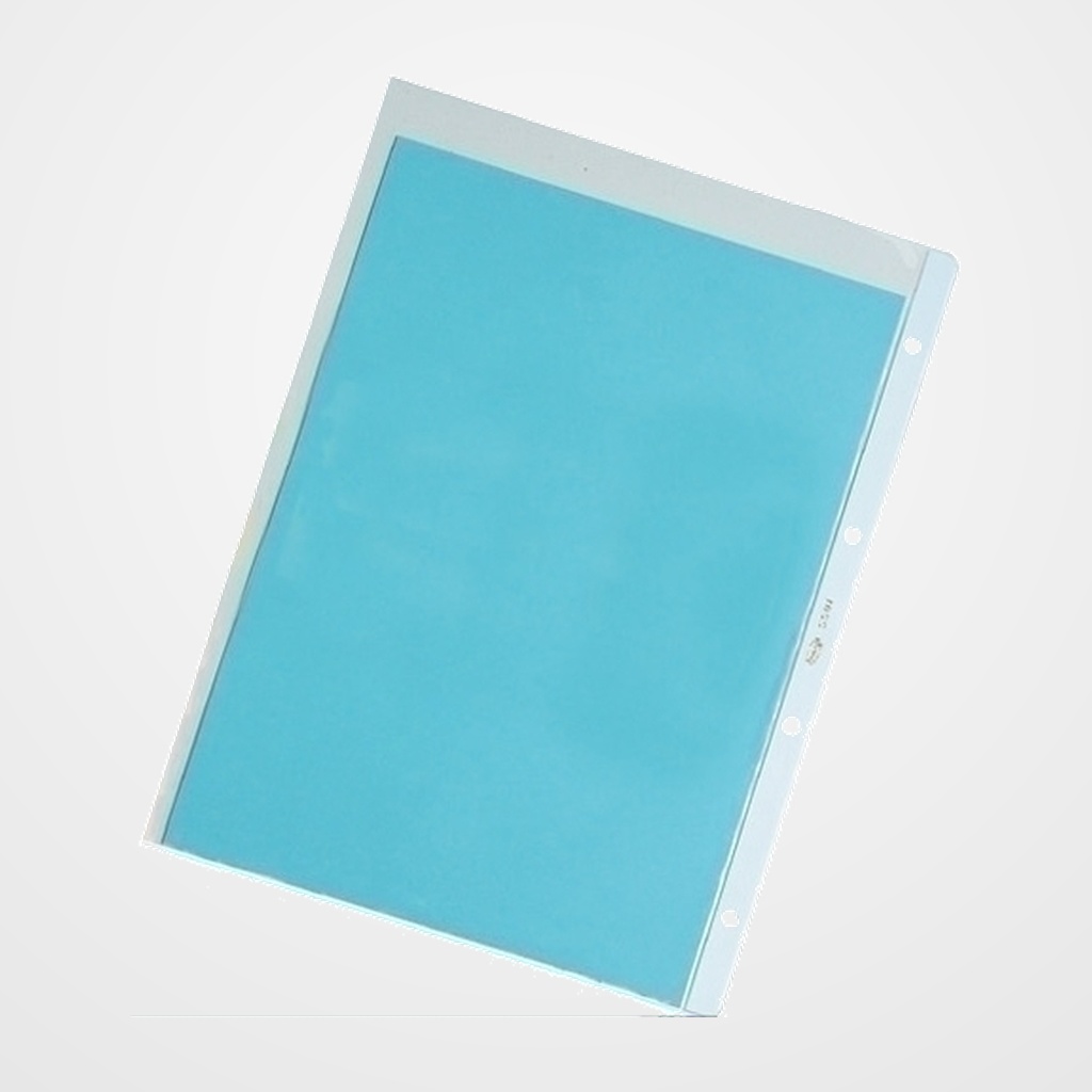 FUNDA MULTITALADRO PARDO PVC 100µ Fº 4 TAL.RFZO. PAQUETE de 100