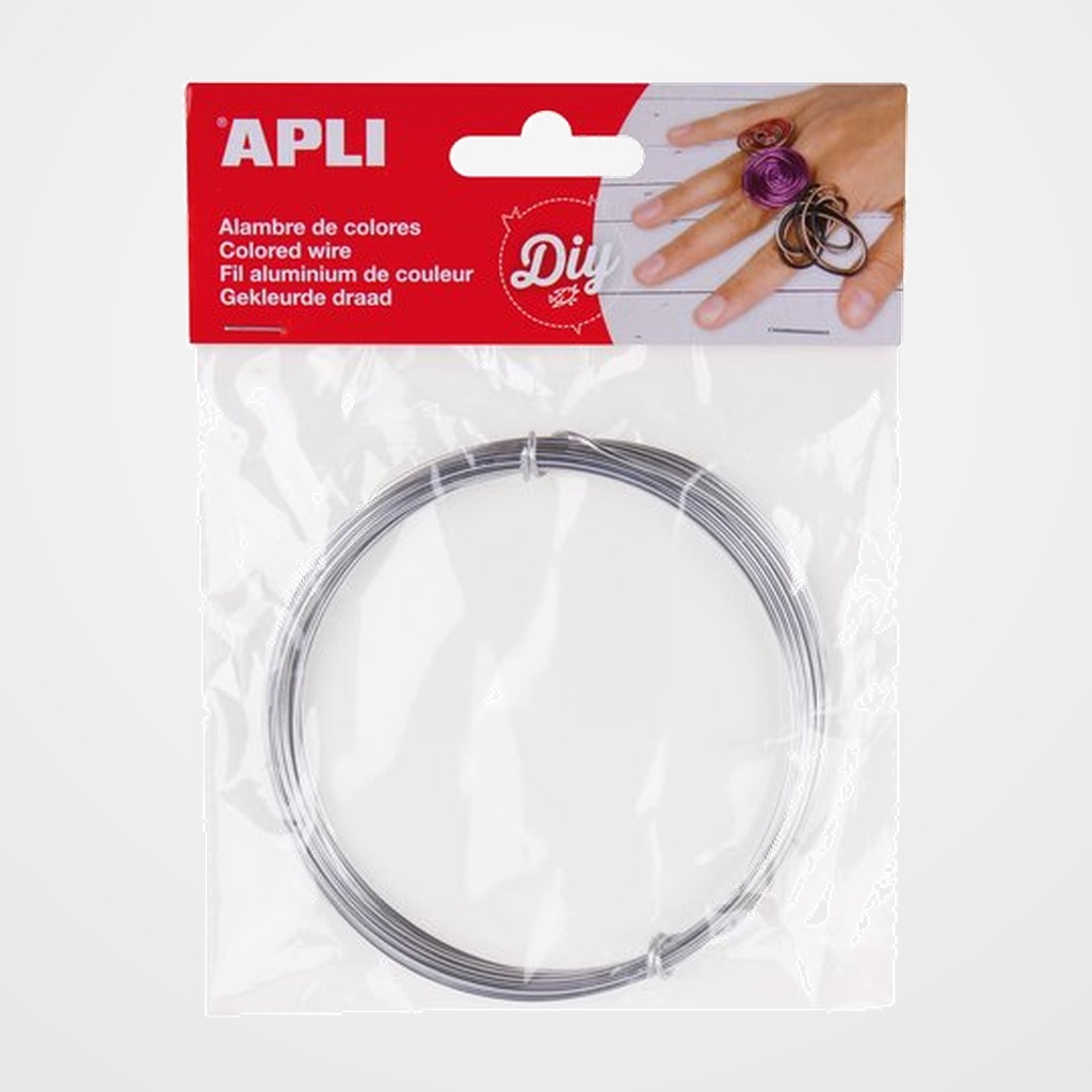 ALAMBRE APLI ø 1,5 mm. PLATA 5 METROS