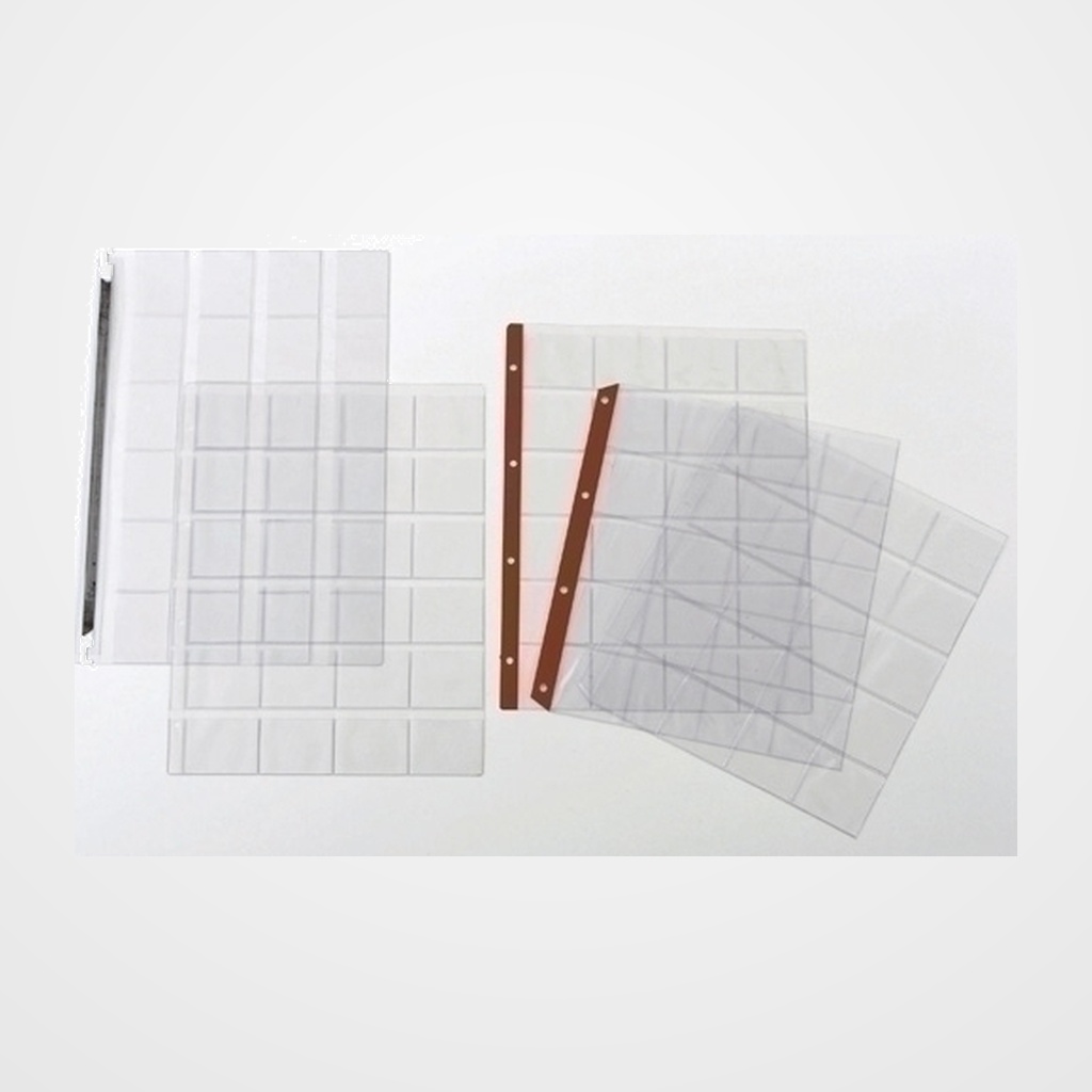 FUNDA para DIAPOSITIVAS IBERPLAS PVC 150µ Fº 4 TAL. 24 DPTO. PAQUETE de 100