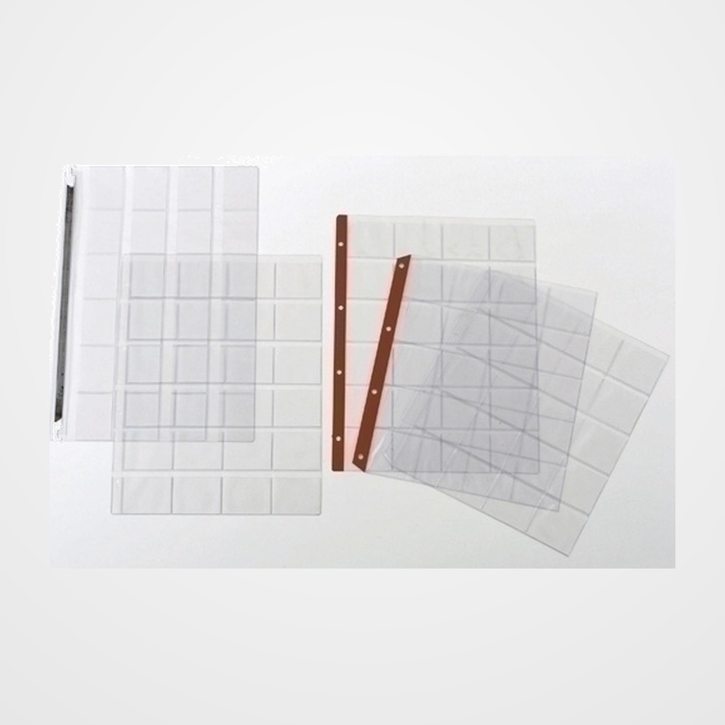 FUNDA para DIAPOSITIVAS IBERPLAS PVC 150µ 225x275mm 4 TAL. 20 DPTO. PAQUETE de 100