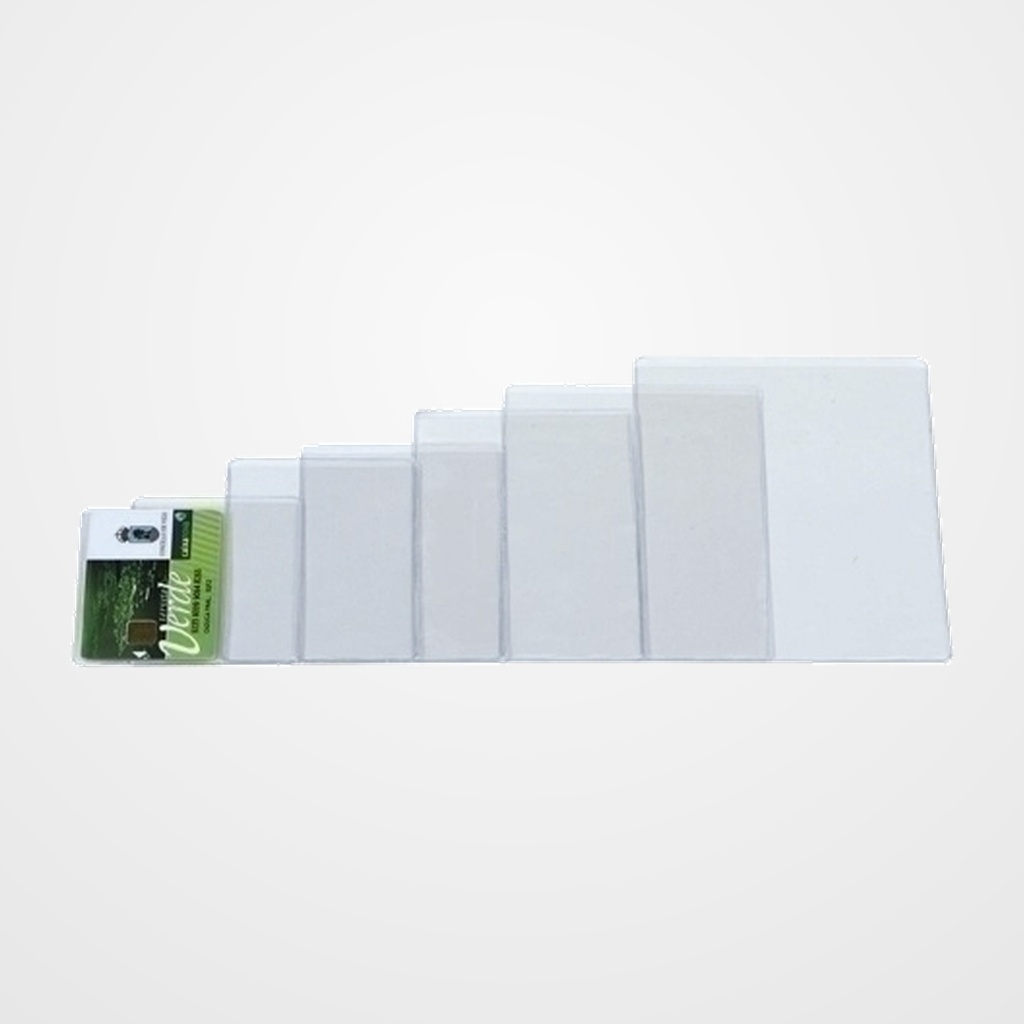 FUNDA PORTACARNET IBERPLAS PVC 150µ REBAJE PL.NJ.80Q 120x170mm PAQUETE de 50