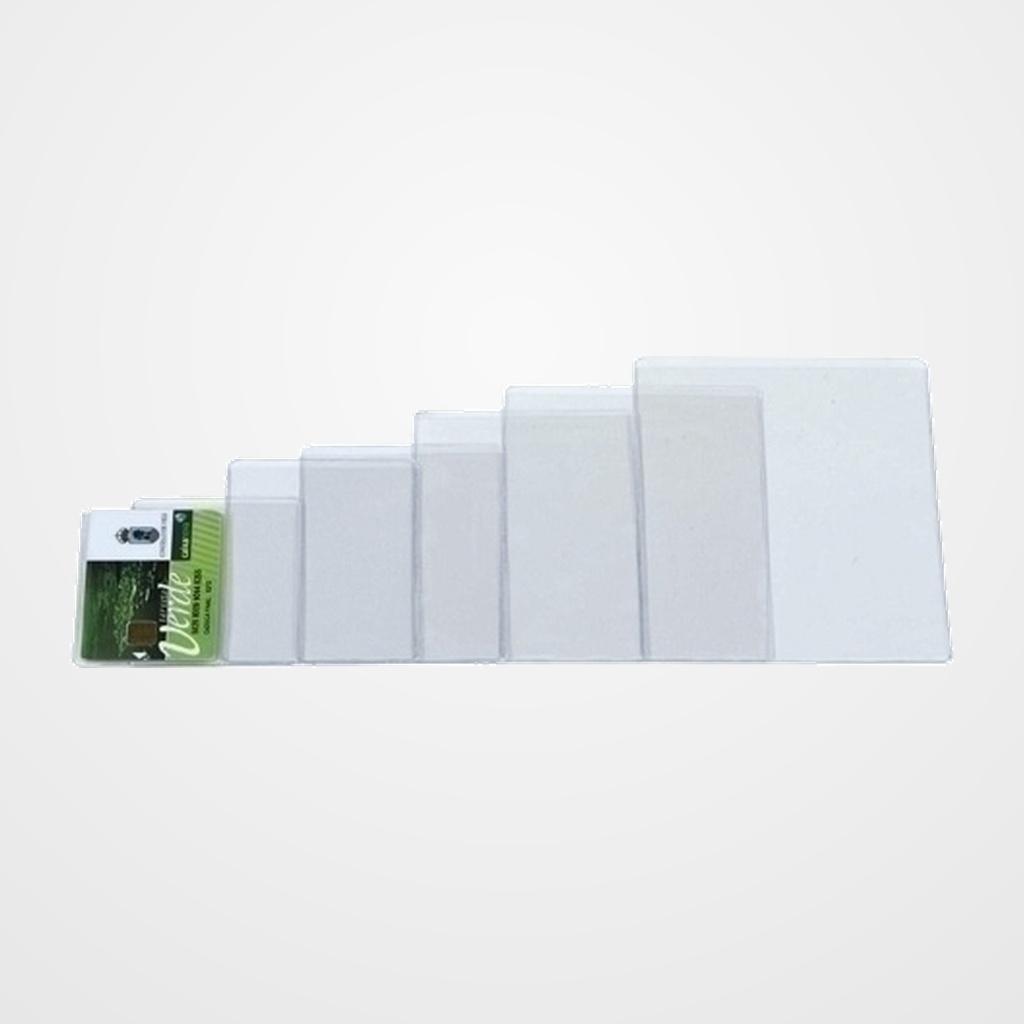 FUNDA PORTACARNET IBERPLAS PVC 150µ REBAJE PL.NJ.84Q Fº PAQUETE de 50