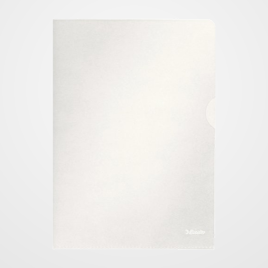DOSIER ANGULO RECTO ESSELTE PP 110µ A4 PIEL NARANJA TRANSPARENTE PAQUETE de 100 (46025)