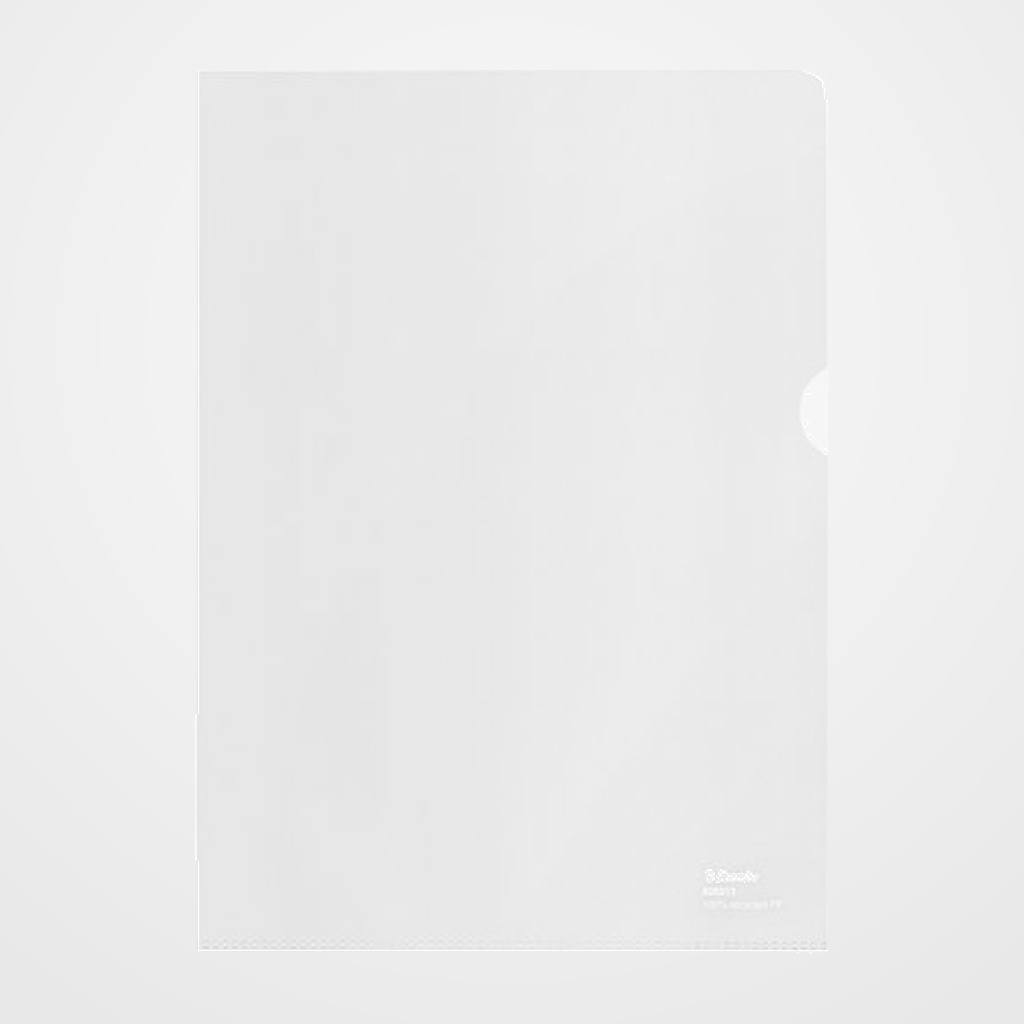 DOSIER ANGULO RECTO ESSELTE RECYCLE PP RECICLADO 100µ A4 PIEL NARANJA TRANSPARENTE PAQUETE de 20