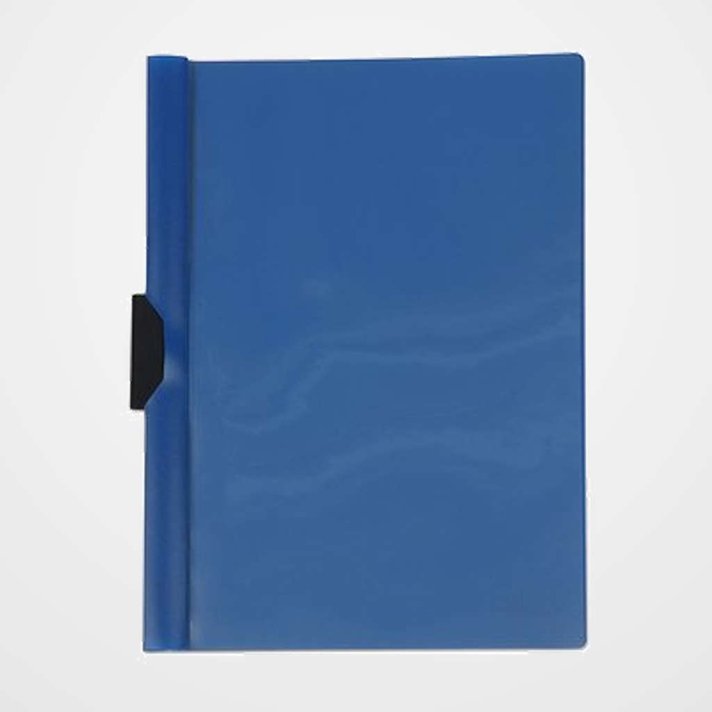 DOSIER CLIP OFFICE BOX PP CLIP-IT A4 pinza PLASTICO 30h AZUL MARINO