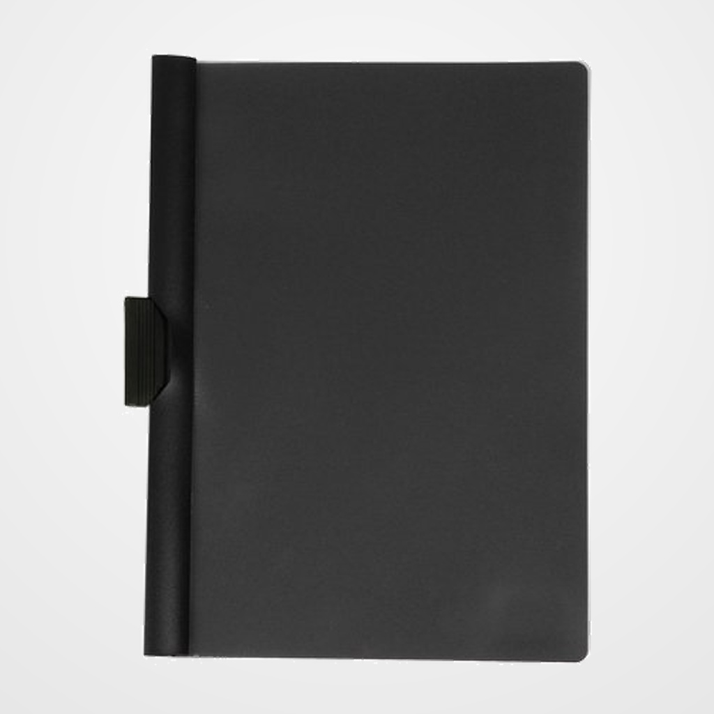 DOSIER CLIP OFFICE BOX PP CLIP-IT A4 pinza PLASTICO 60h NEGRO