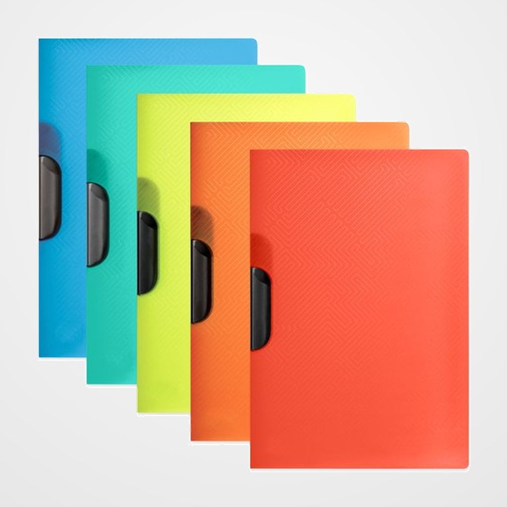 DOSIER CLIP OXFORD/ELBA URBAN PP TRANSLUCIDO A4+ pinza PLASTICO 30h SURTIDO (5 colores)