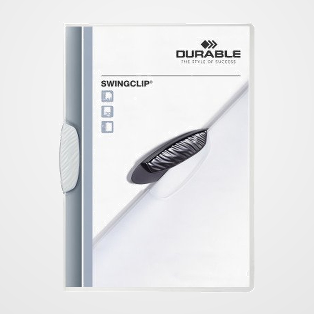DOSIER CLIP SWINGCLIP PP A4 2260 pinza PLASTICO PIVOT.OPACO 30h BLANCO