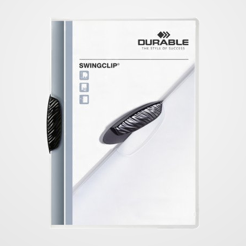 DOSIER CLIP SWINGCLIP PP A4 2260 pinza PLASTICO PIVOT.OPACO 30h NEGRO