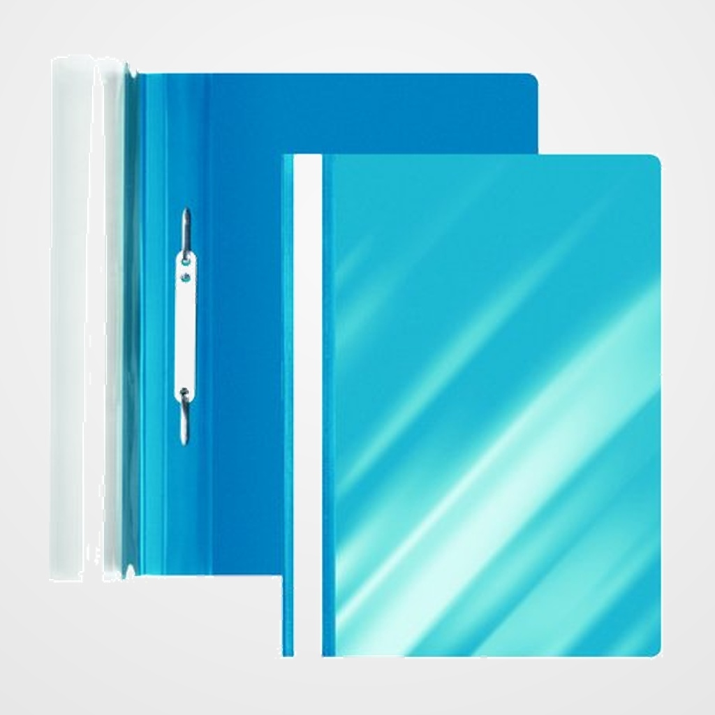 DOSIER FASTENER FOROFIS PVC A4 AZUL MATE