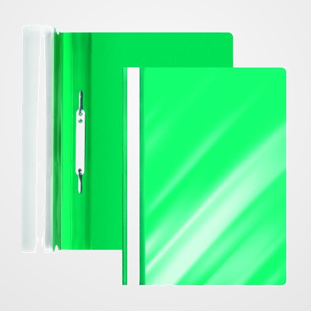 DOSIER FASTENER FOROFIS PVC A4 VERDE MATE