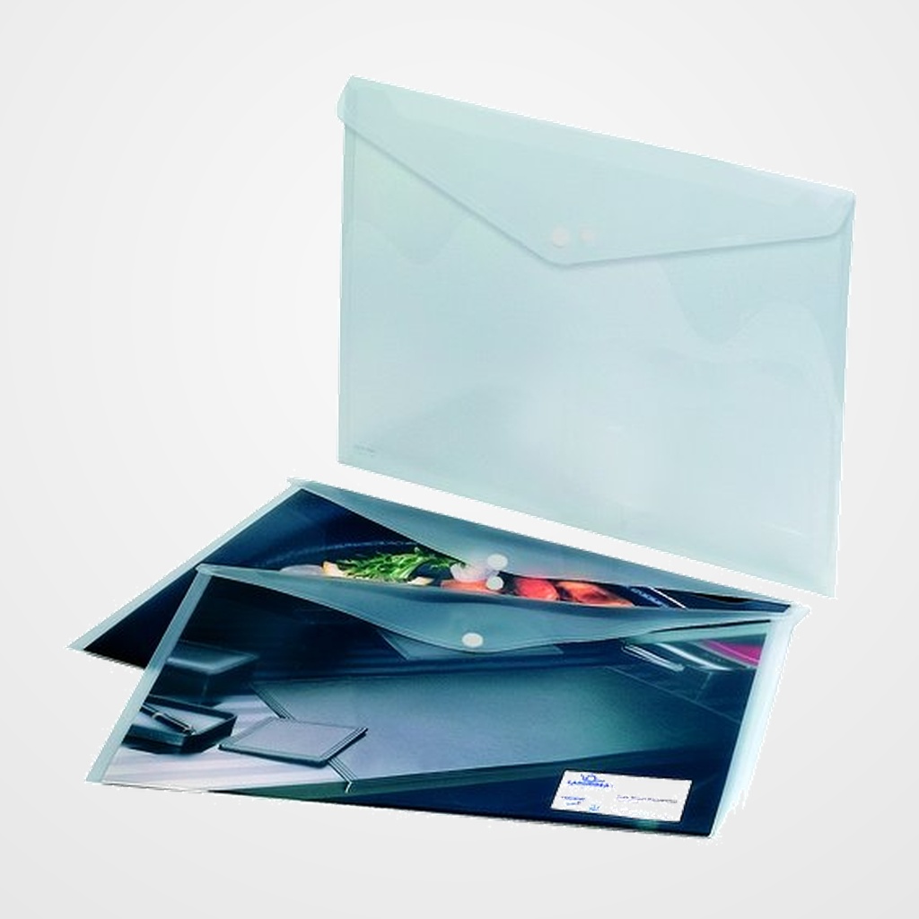 DOSIER SOBRE CARCHIVO PP VELCRO A3 CRISTAL