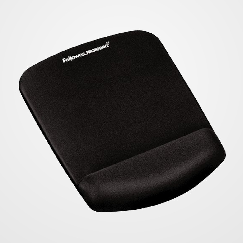 [42101115] ALFOMBRILLA RATON FELLOWES CON REPOSAMUÑECAS PLUS TOUCH NEGRO