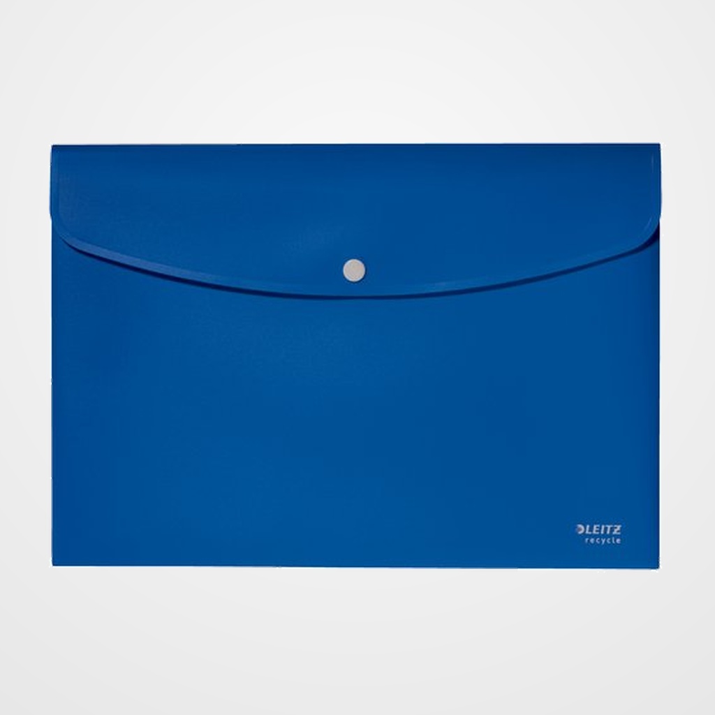 DOSIER SOBRE LEITZ RECYCLE PP OPACO BROCHE A4 AZUL