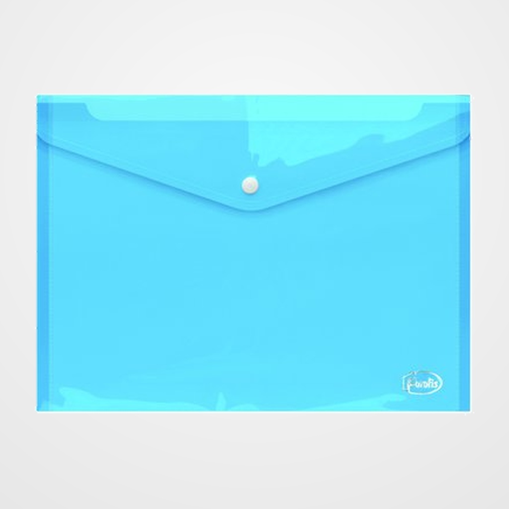 DOSIER SOBRE FOROFIS PP BROCHE A4 AZUL TRASLUCIDO