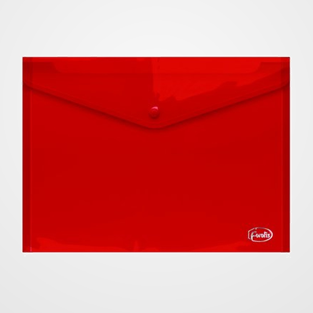 [18001884] DOSIER SOBRE FOROFIS PP BROCHE A4 ROJO OPACO