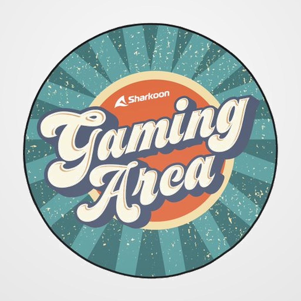 [24405234] ALFOMBRILLA SUELO GAMING SHARKOON SKILLER SFM11 REDONDA 120 CM