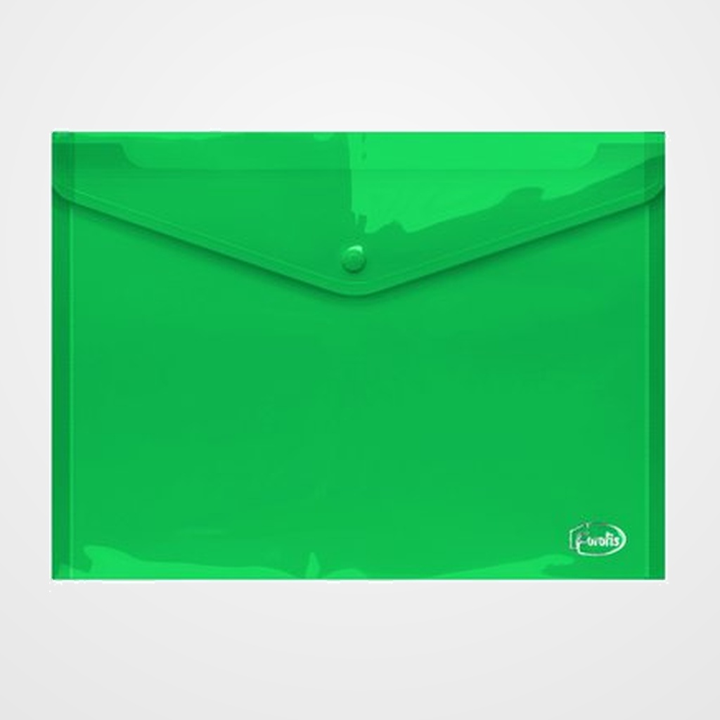 [18001883] DOSIER SOBRE FOROFIS PP BROCHE A4 VERDE OPACO